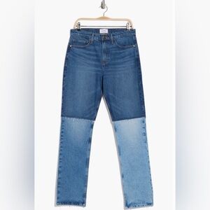 Frame’s Women's The Fashion Patchwork Blue Jeans
